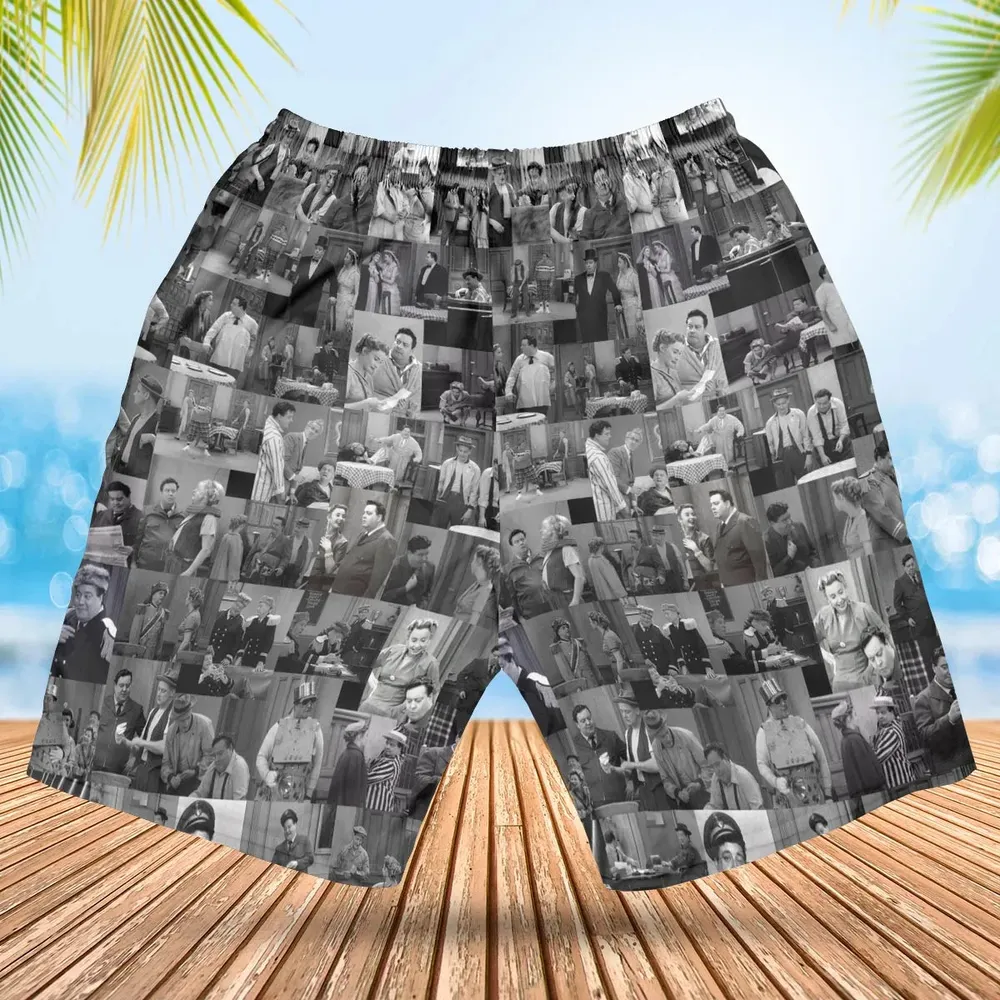 To The Moon The Honeymooners Hawaiian Short - 2