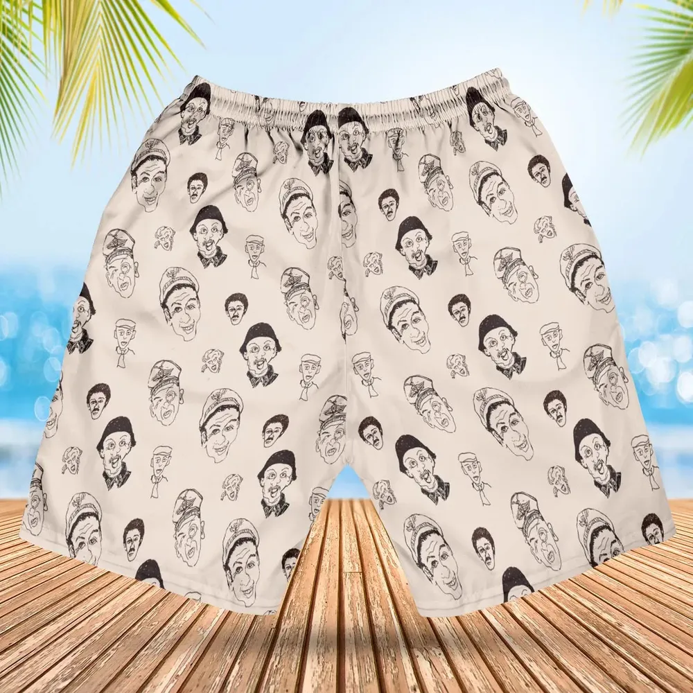 Retro Laughs Hogan's Heroes Hawaiian Short - 2