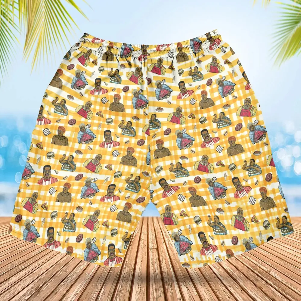 The Nutty Professor Characters Hawaiian Short - 2
