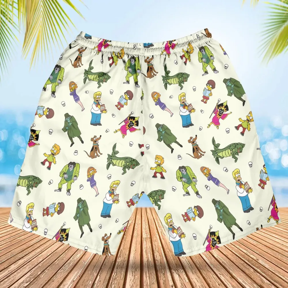 Mystery Simpsons Hawaiian Short - 2
