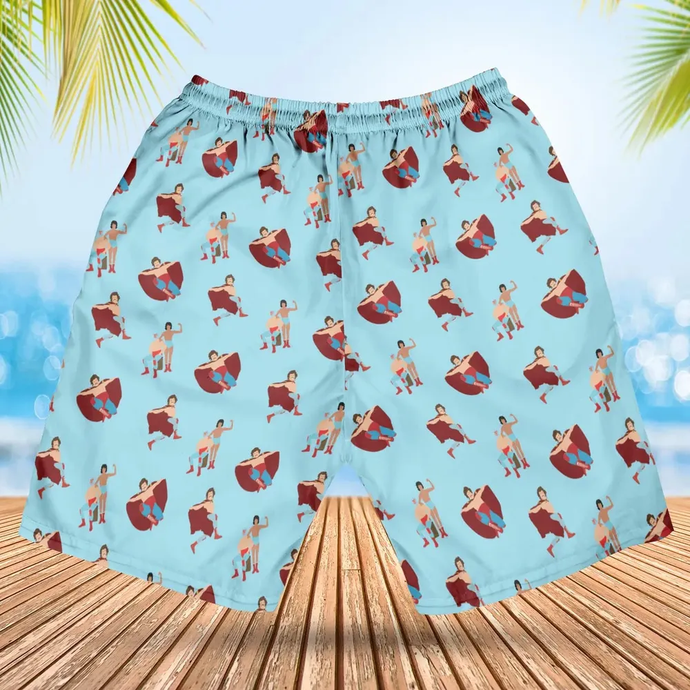 Wrestle Style Nacho Libre Hawaiian Short - 2