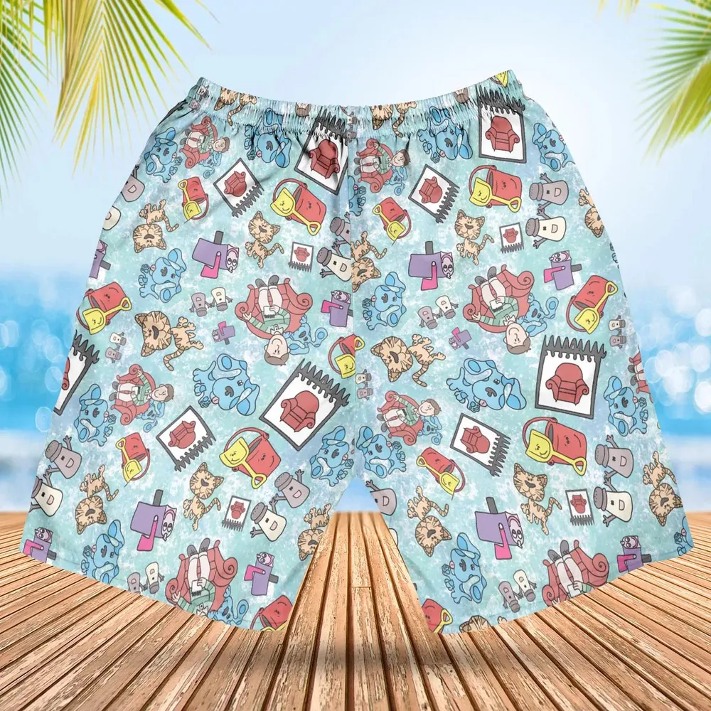 Blue's Clues Friend Party Hawaiian Short - 2