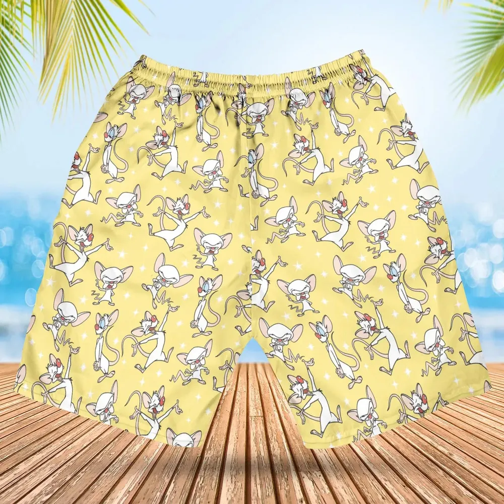 Lab Style Pinky and the Brain Hawaiian Short - 2