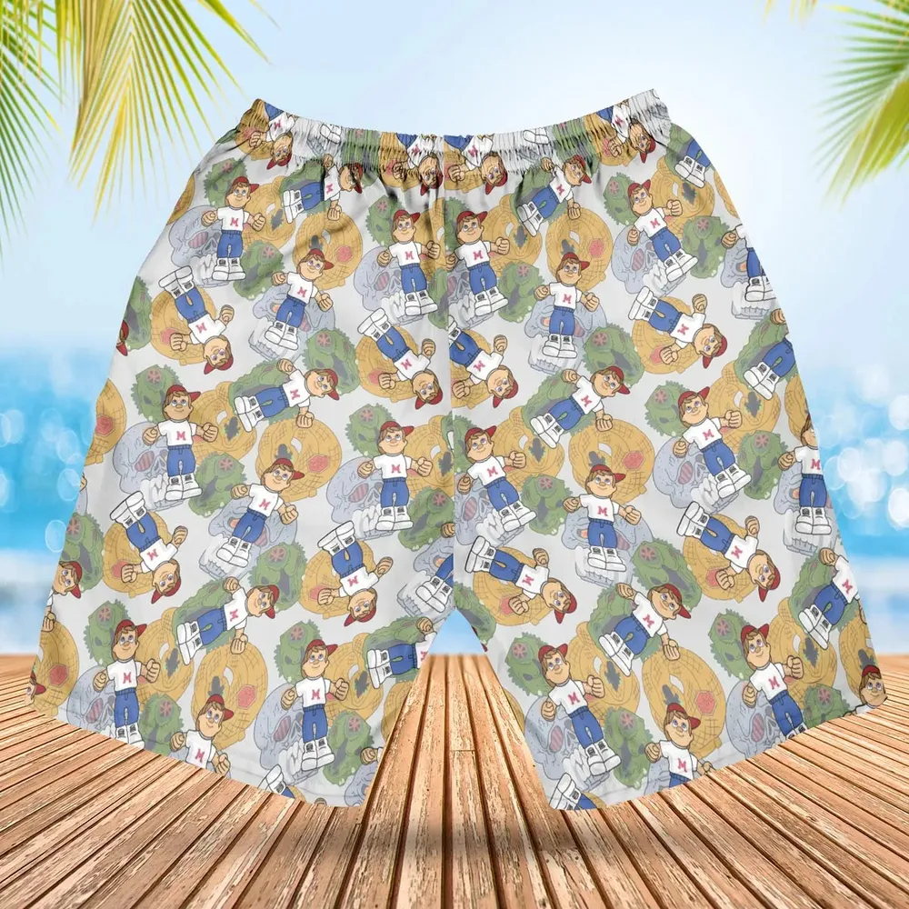Mighty Max Monster Hawaiian Short - 2