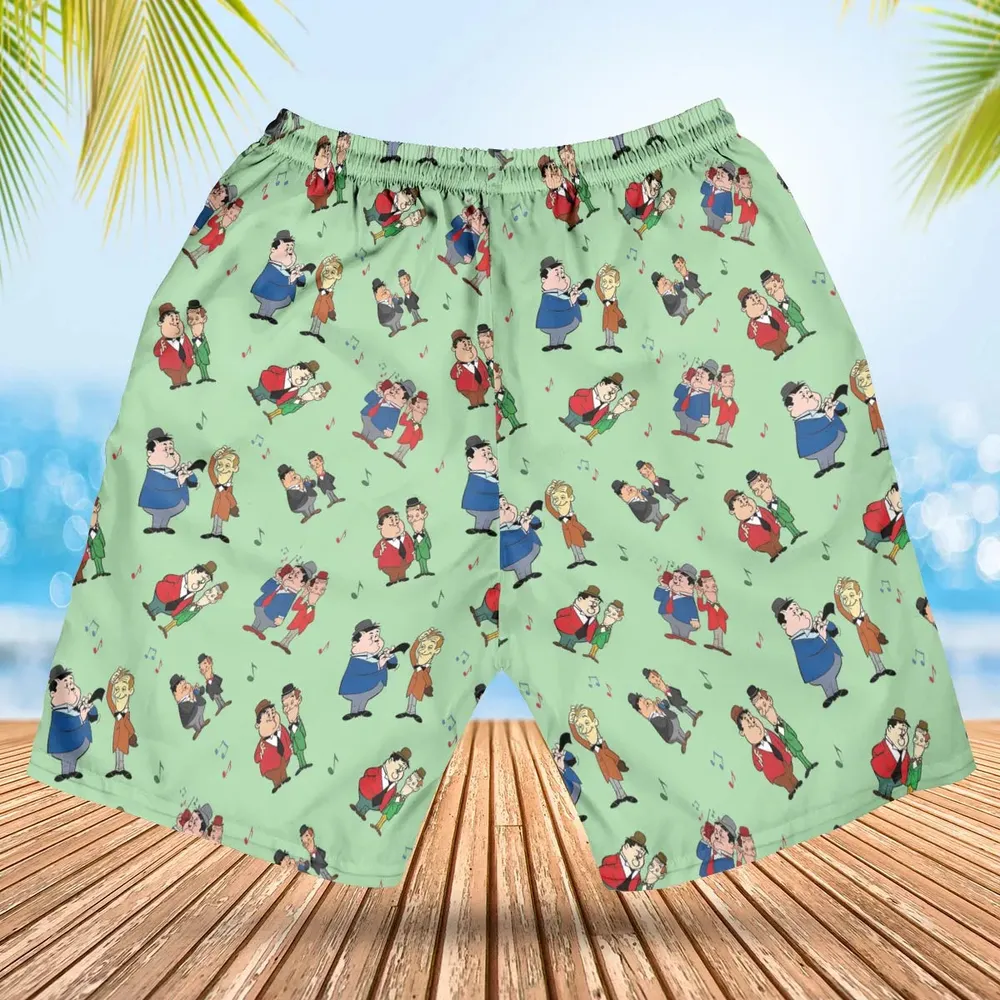 Another Fine Mess Laurel And Hardy Hawaiian Short - 2