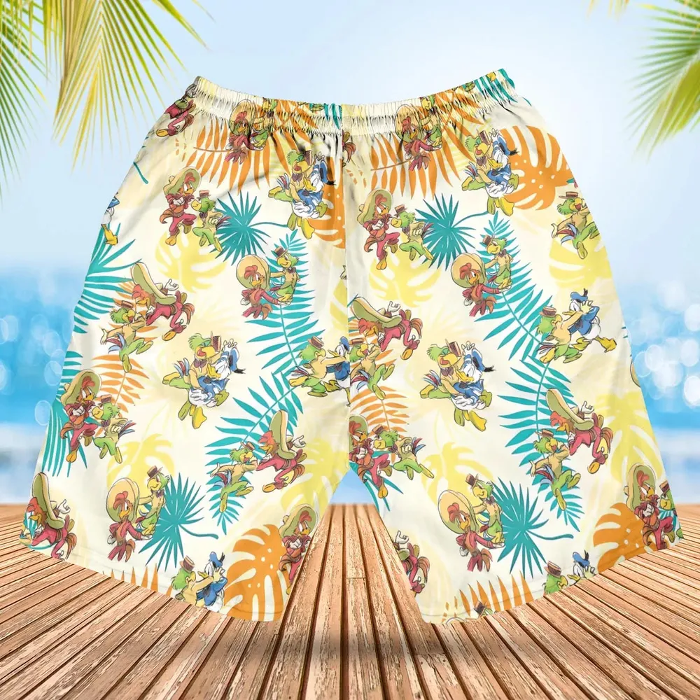 Tropical The Three Caballeros Hawaiian Short - 2