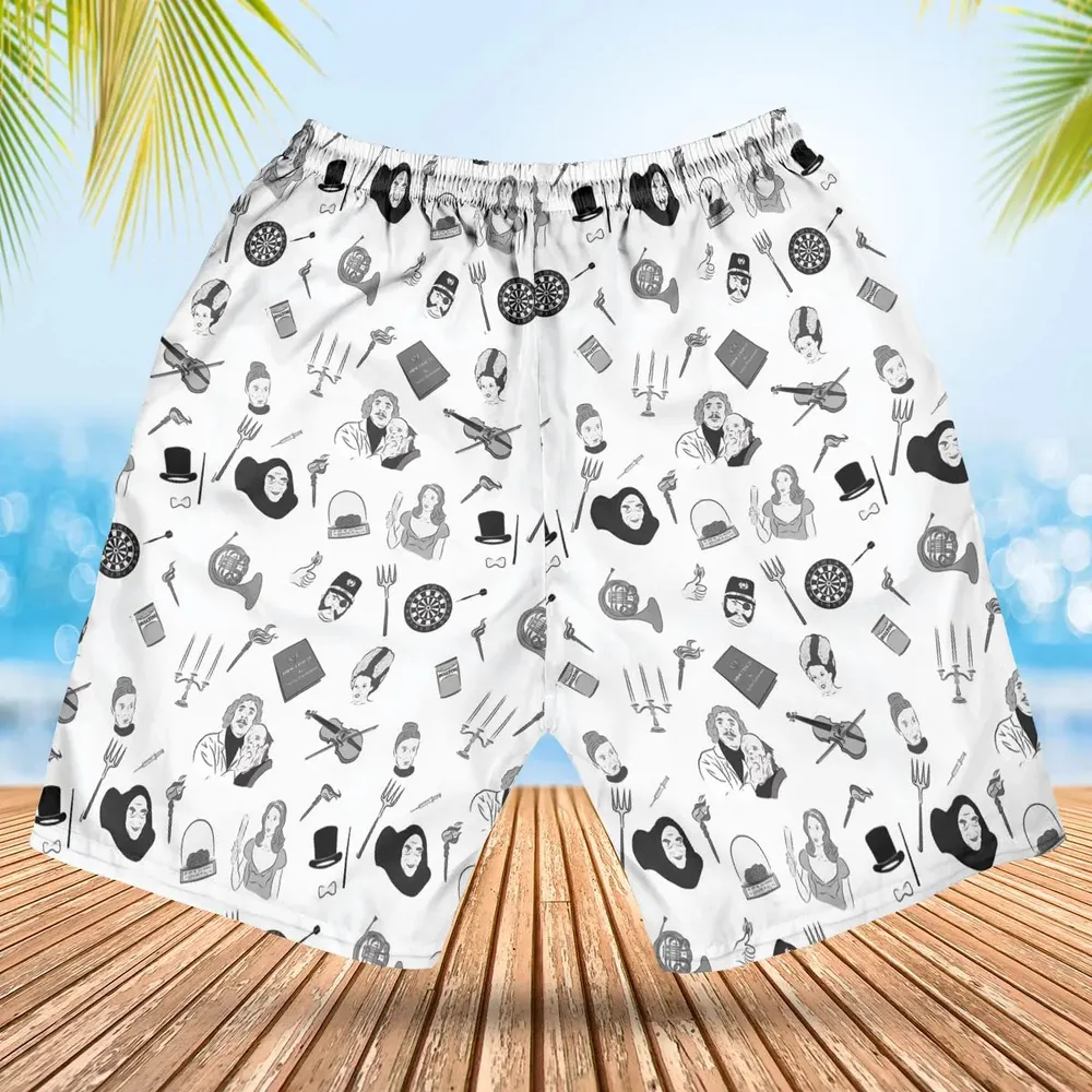 Pronounce Fronkenstein Young Frankenstein Hawaiian Short - 2