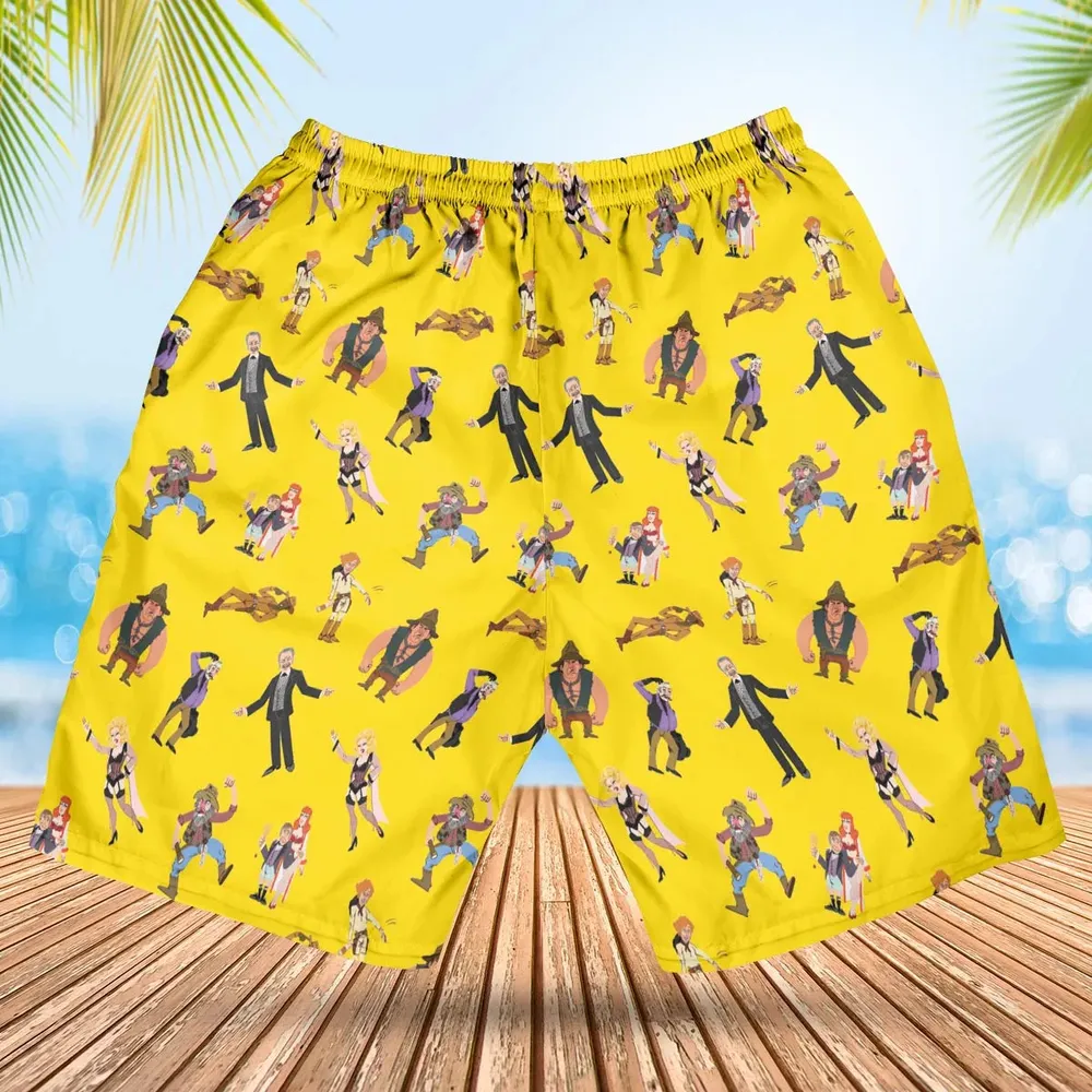 Blazing Saddles Characters Hawaiian Short - 2
