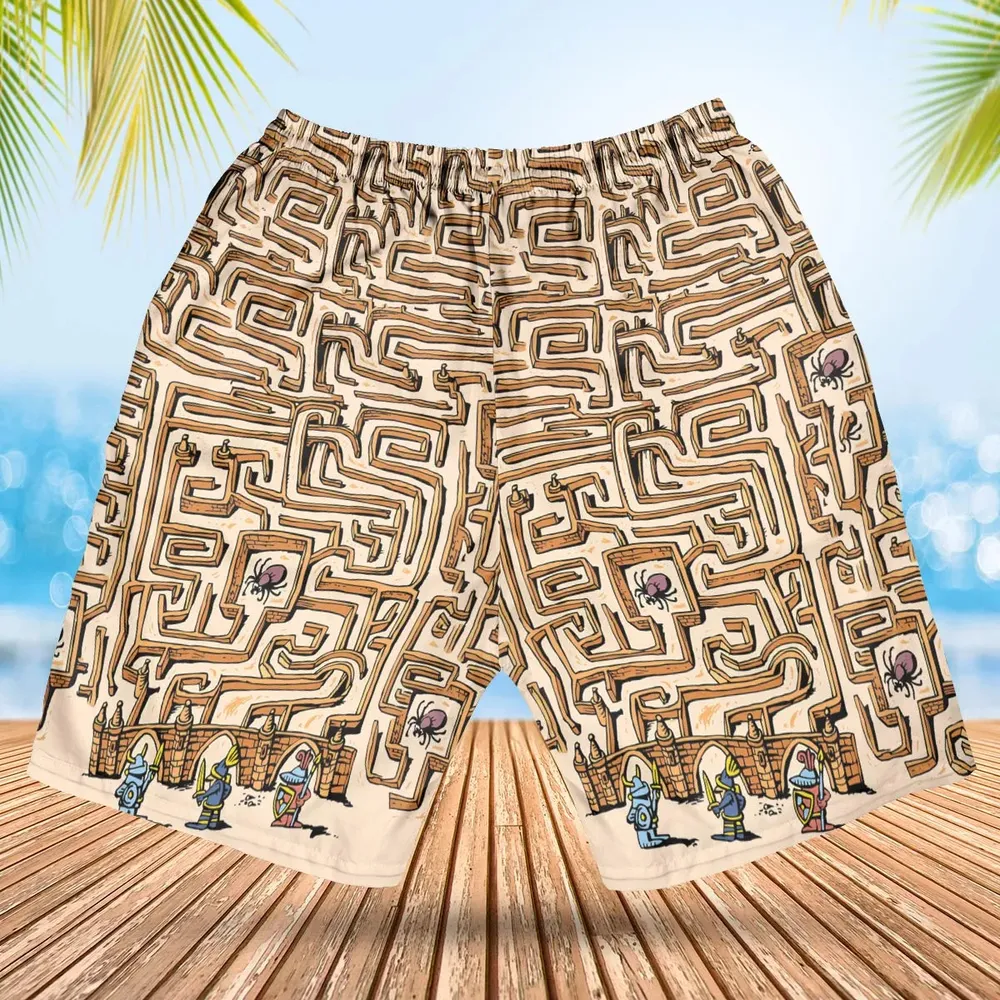 Fantasy Drip Labyrinth Hawaiian Short - 2