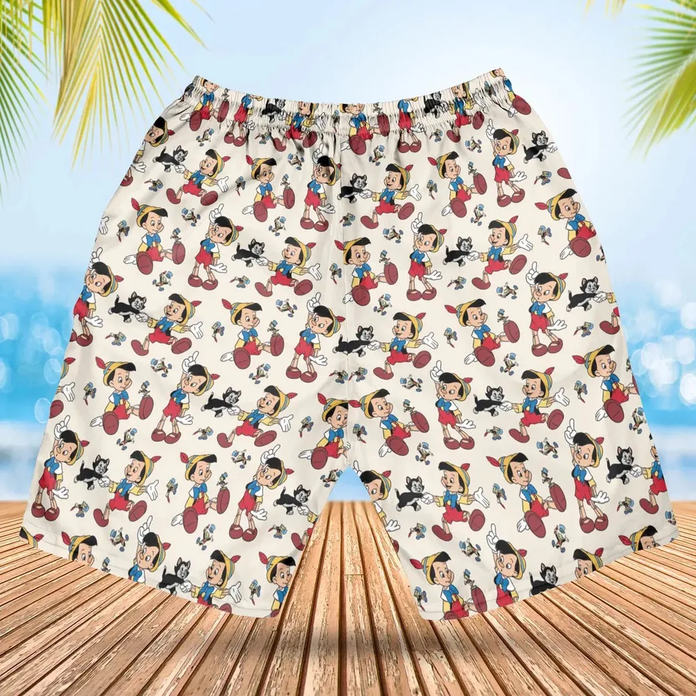 Whimsy Wear Pinocchio Hawaiian Short - 2