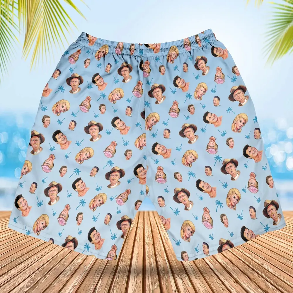 Summer Vibe The Beverly Hillbillies Characters Hawaiian Short - 2