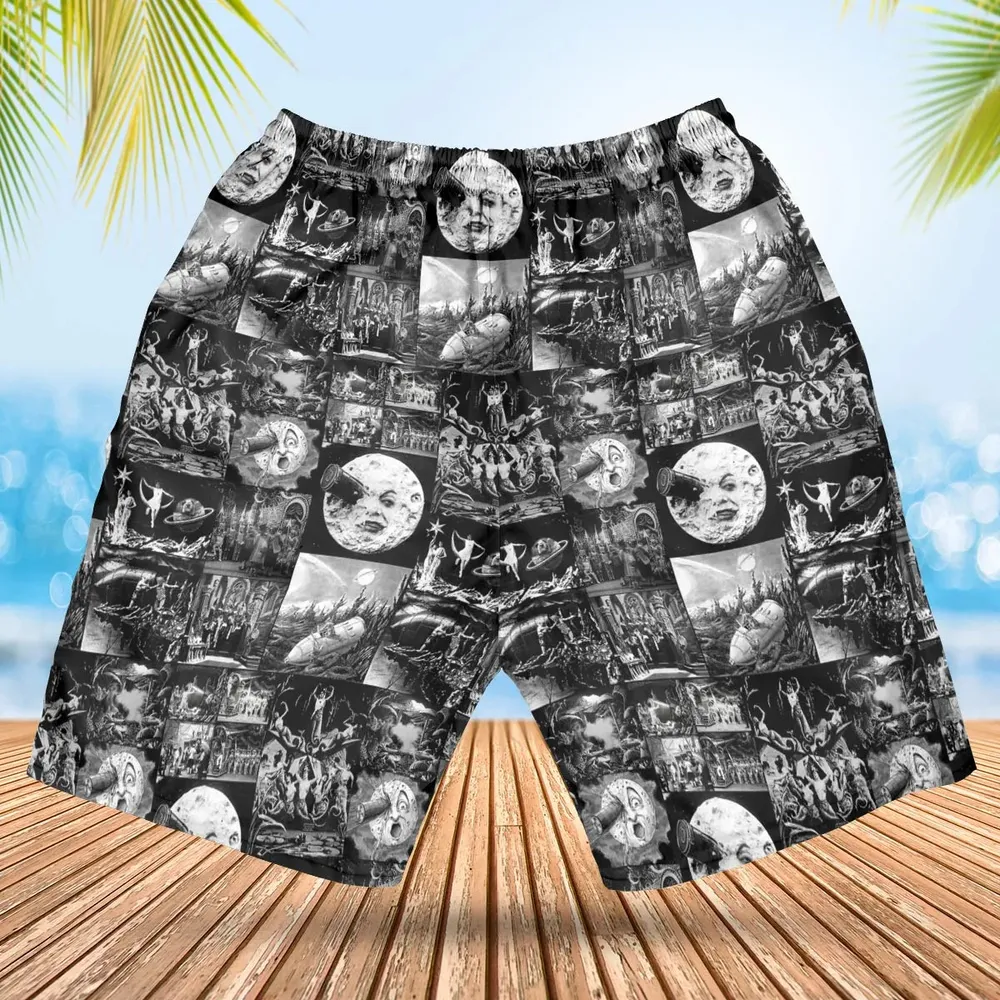 Le Voyage Dans La Lune 1902 Hawaiian Short - 2