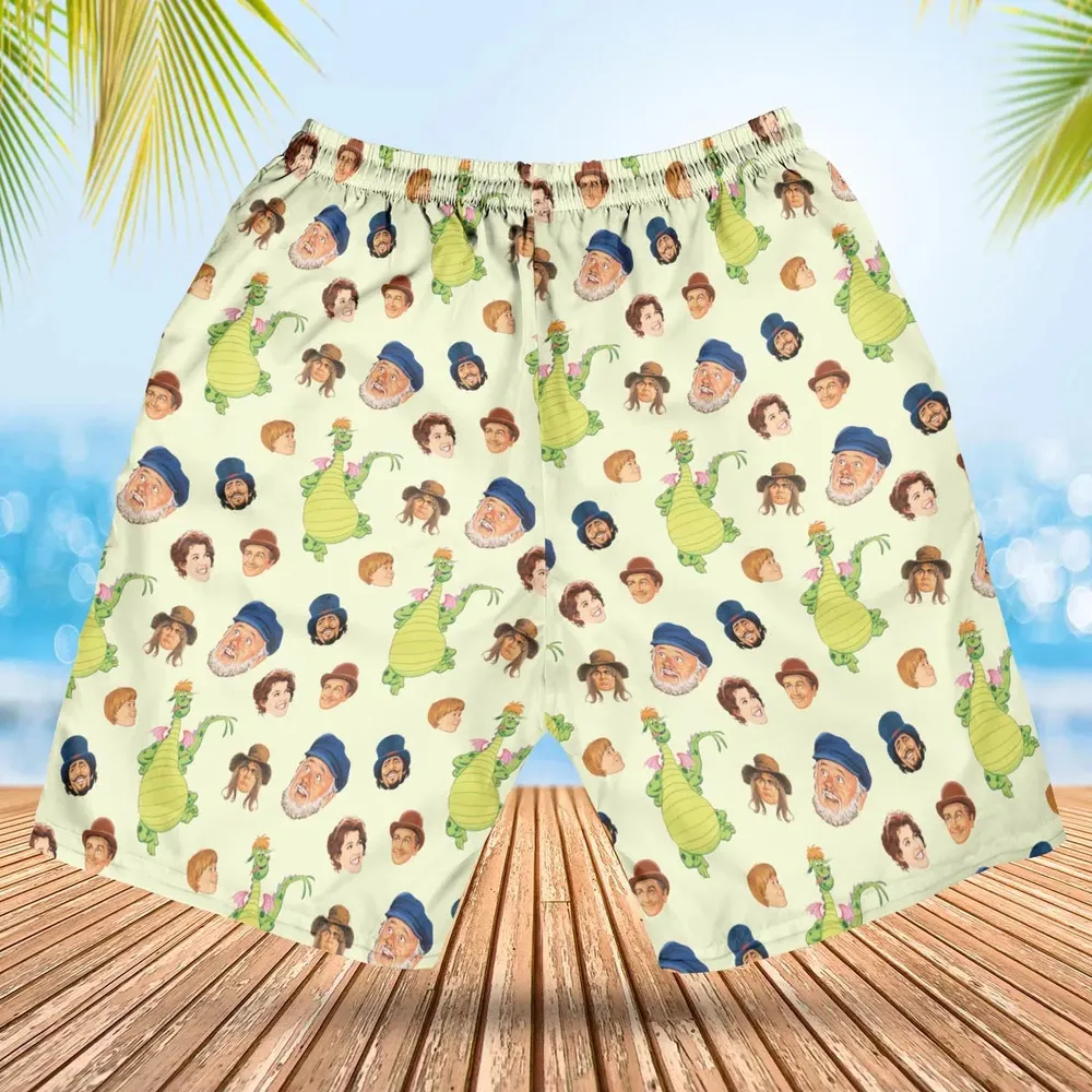 Pete's Dragon Characters Hawaiian Short - 2