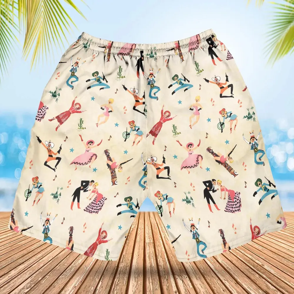 Annie Get Your Gun Characters Hawaiian Short - 2