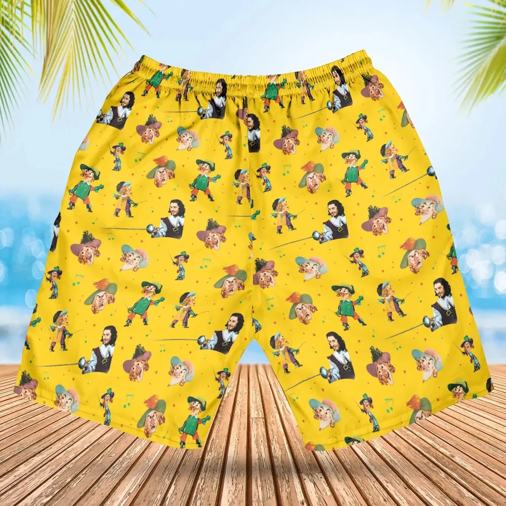 The Three Musketeers Ritz Brothers Hawaiian Short - 2