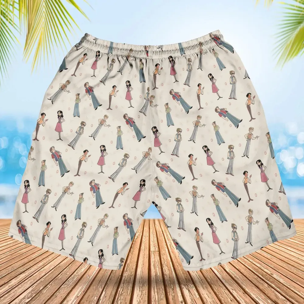 Seventies Vibes That '70s Show Hawaiian Short - 2