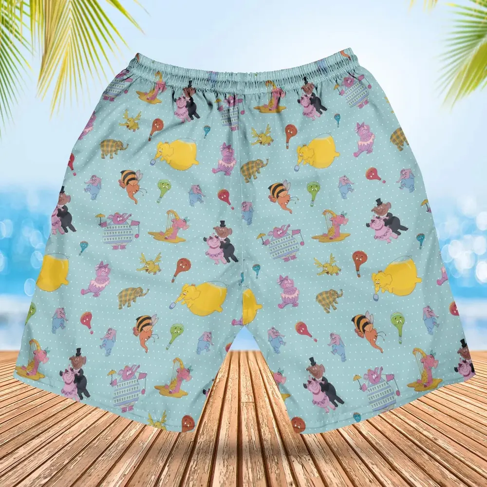Heffalumps and Woozles Winnie the Pooh Hawaiian Short - 2