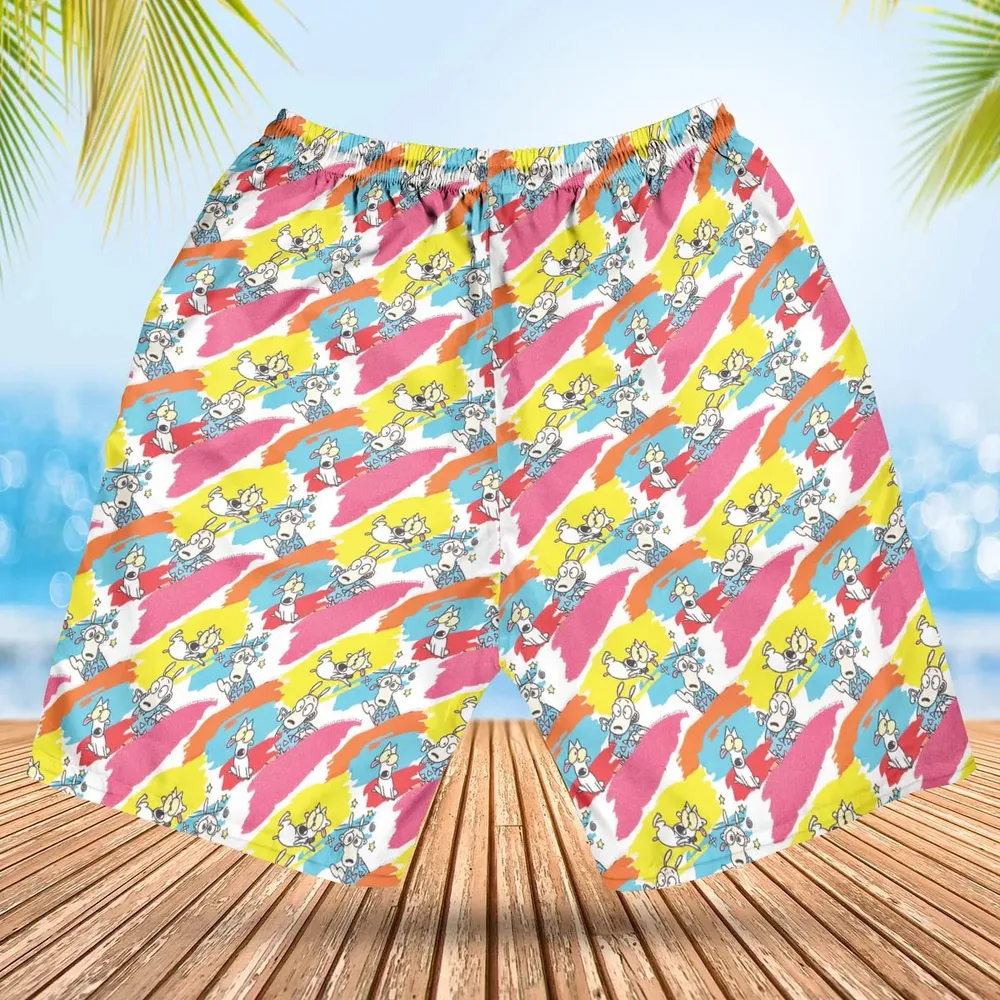 Rocko's Paint Brush Hawaiian Short - 2