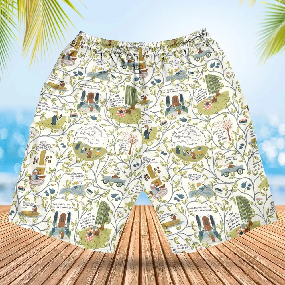 Mr Toad And Friends The Wind in the Willows Hawaiian Short - 2