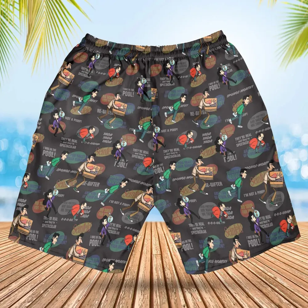 Retro Laughs Seinfeld Hawaiian Short - 2