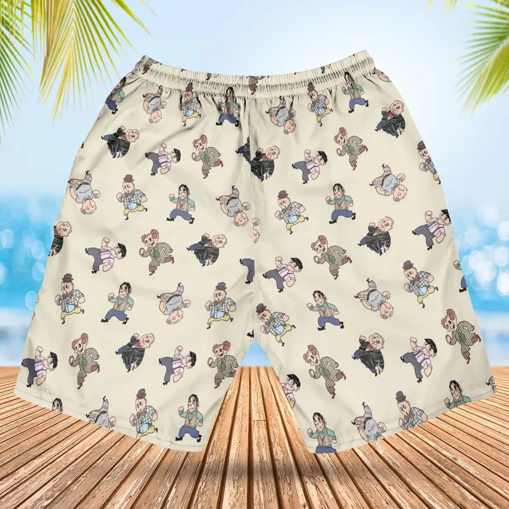 Stooges Forever The Three Stooges Hawaiian Short - 2