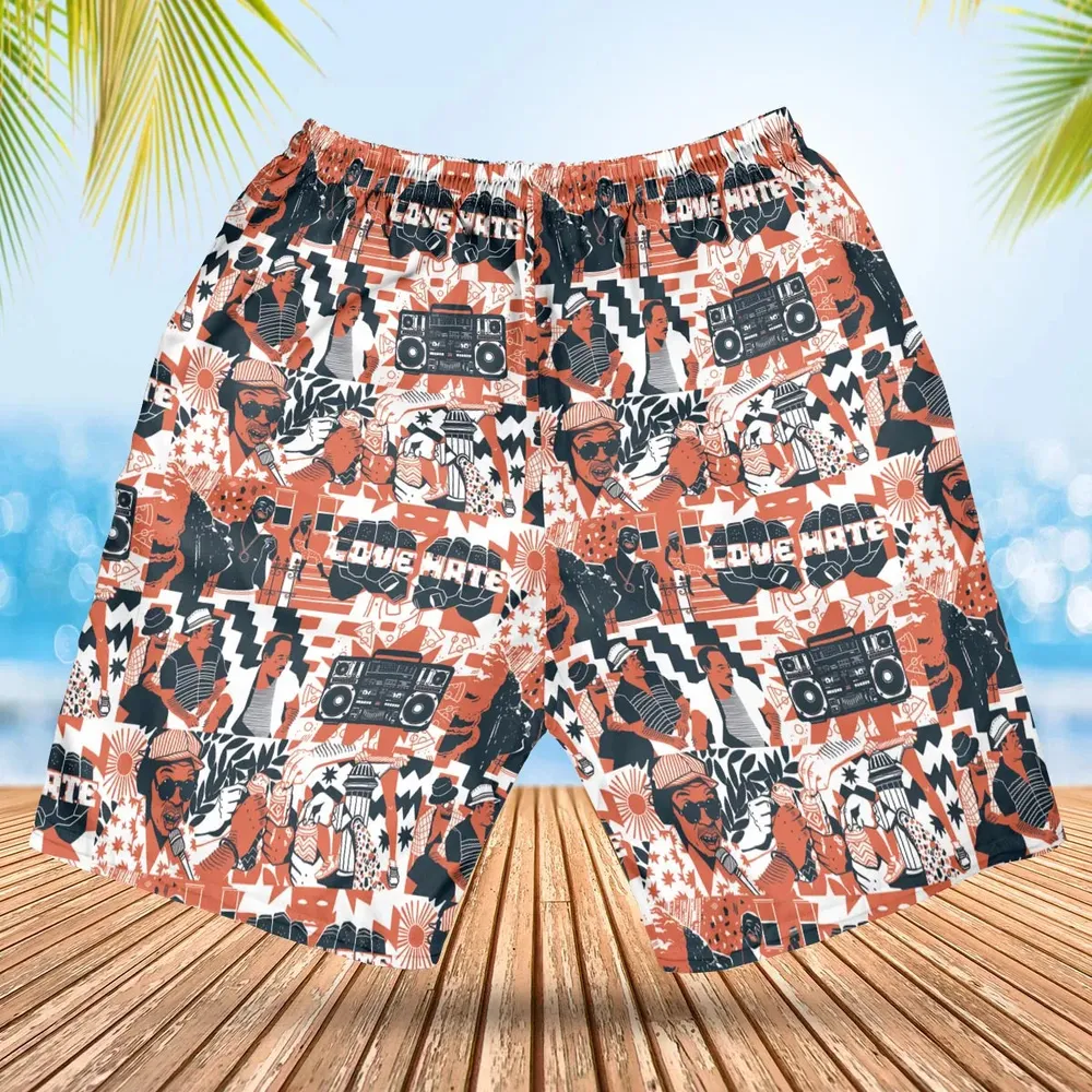 Love and Hate Do The Right Thing Hawaiian Short - 2