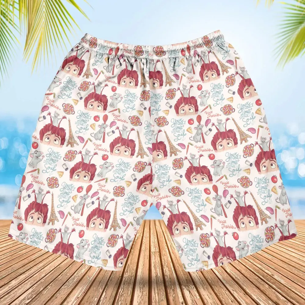 Cute Controller Ratatouille Hawaiian Short - 2