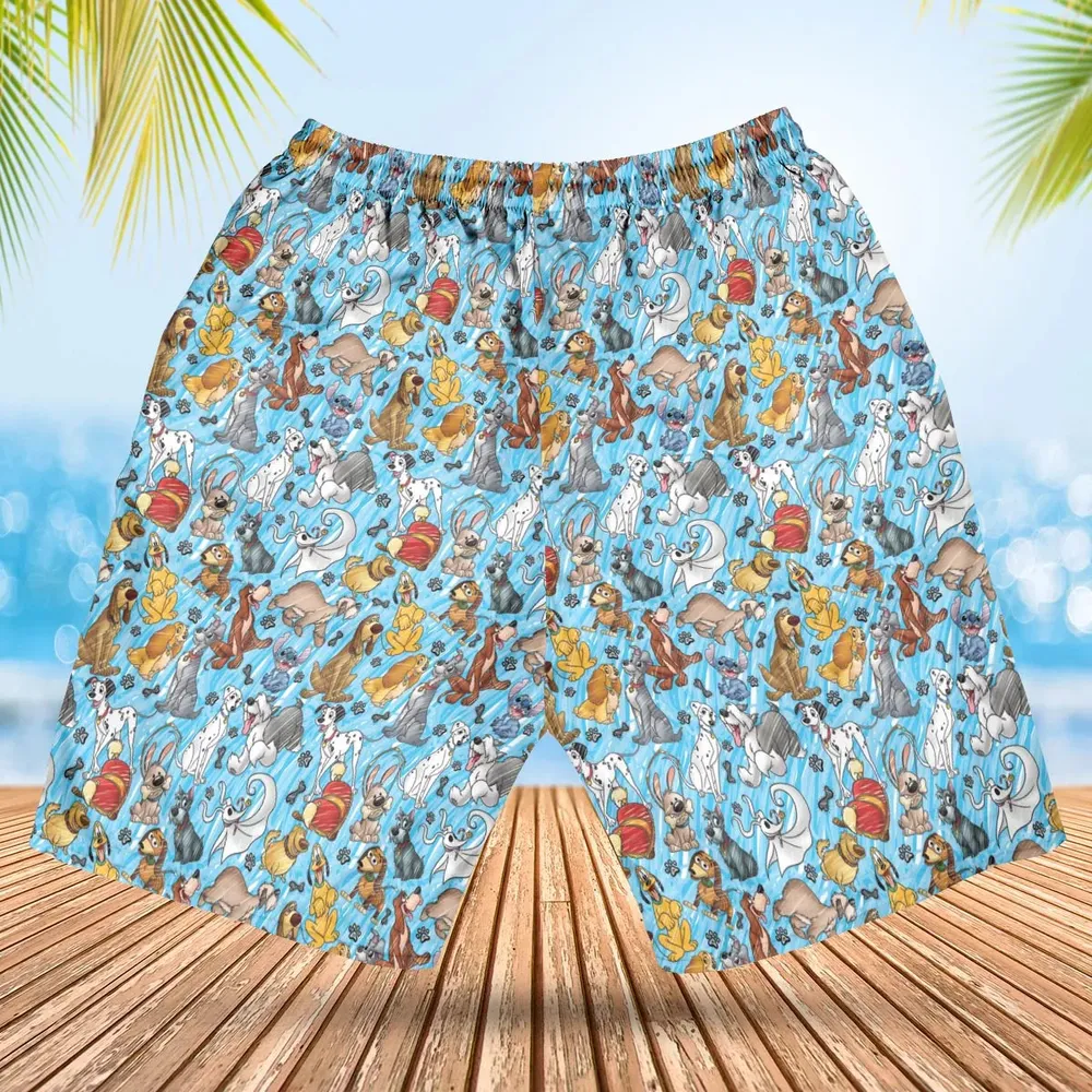 Animation Dogs Hawaiian Short - 2