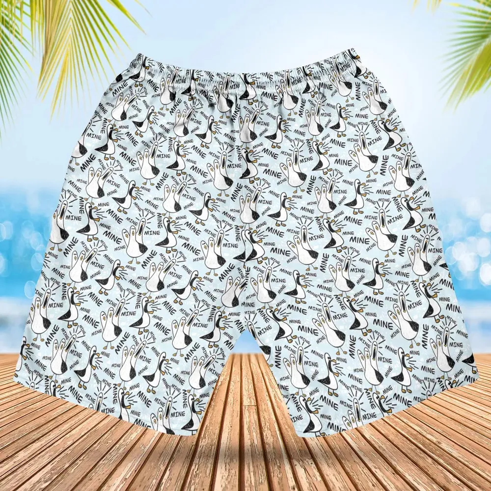 Mine Mine Mine Seagulls Hawaiian Short - 2