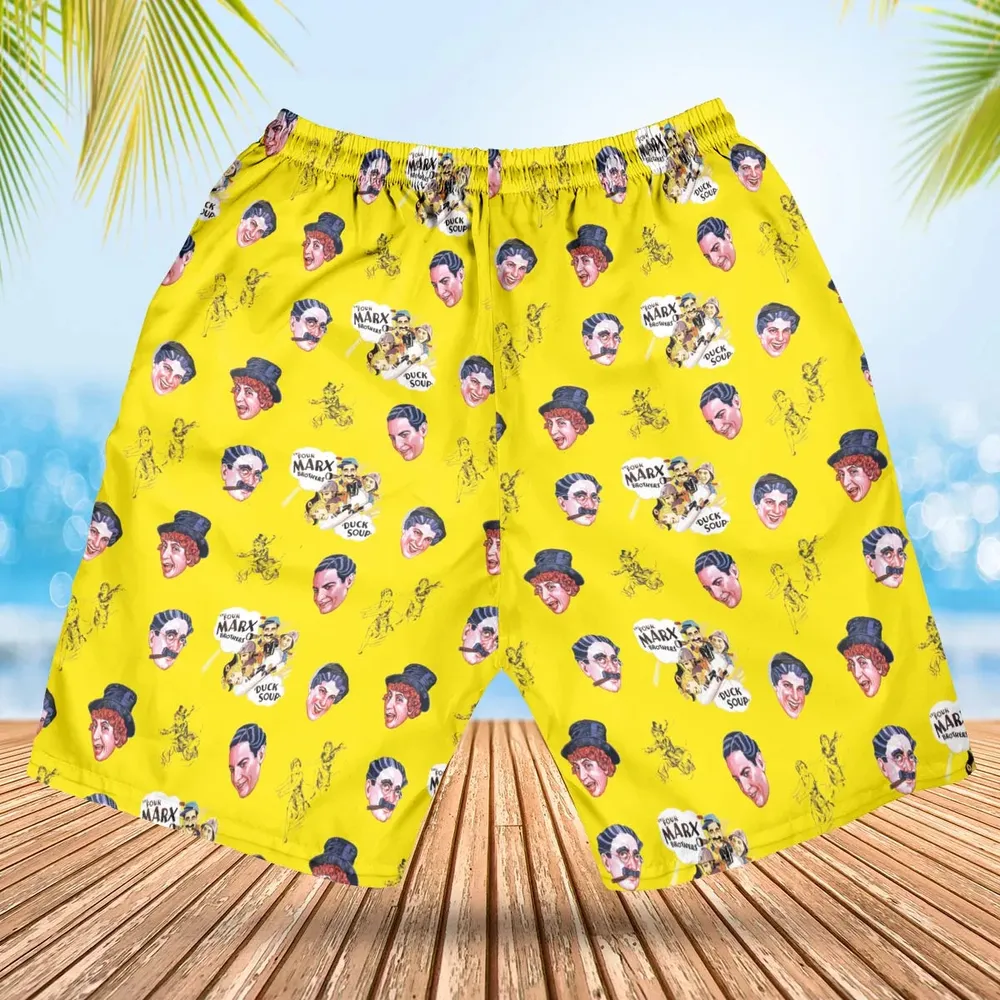 The Duck Soup The Marx Brothers Hawaiian Short - 2