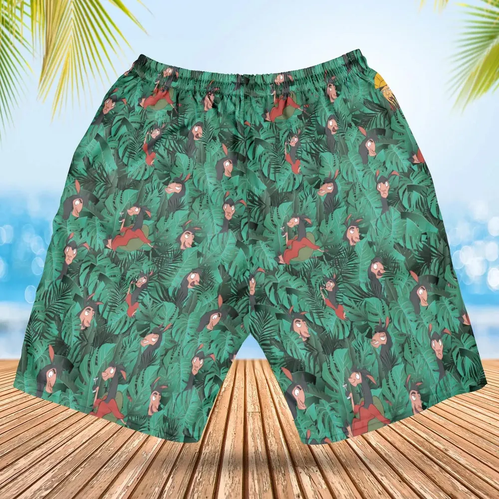 Llama Kuzco The Emperor's New Groove Hawaiian Short - 2