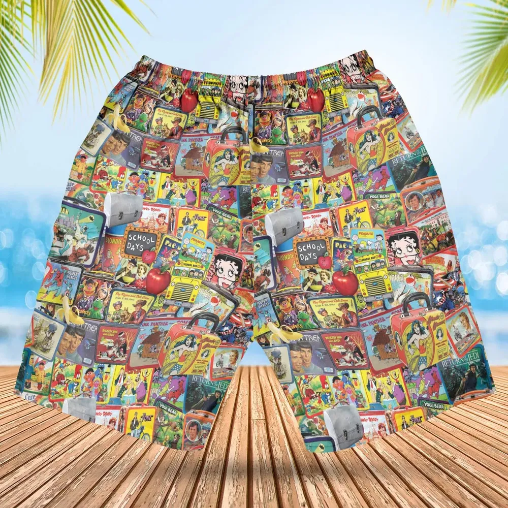 Retro Land TV Shows Hawaiian Short - 2