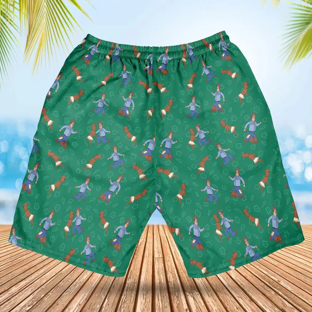 Hank Hill and Ladybird Dancing Hawaiian Short - 2