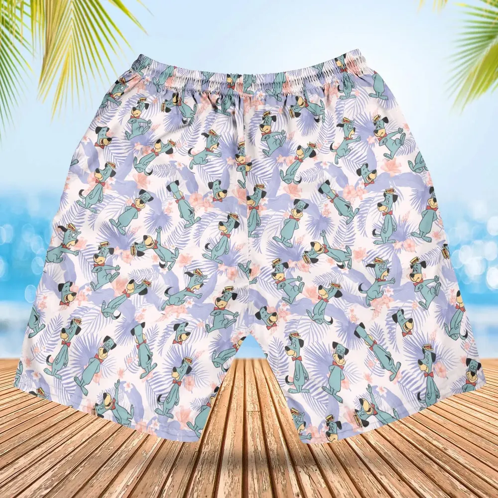 Huckleberry Hound Pattern Hawaiian Short - 2