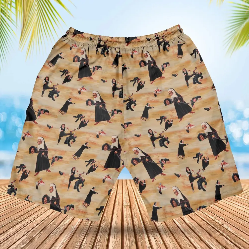 Bless You Sister Act Hawaiian Short - 2