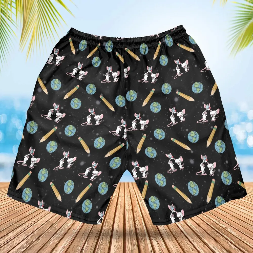 Geek Drip Pinky and The Brain Hawaiian Short - 2
