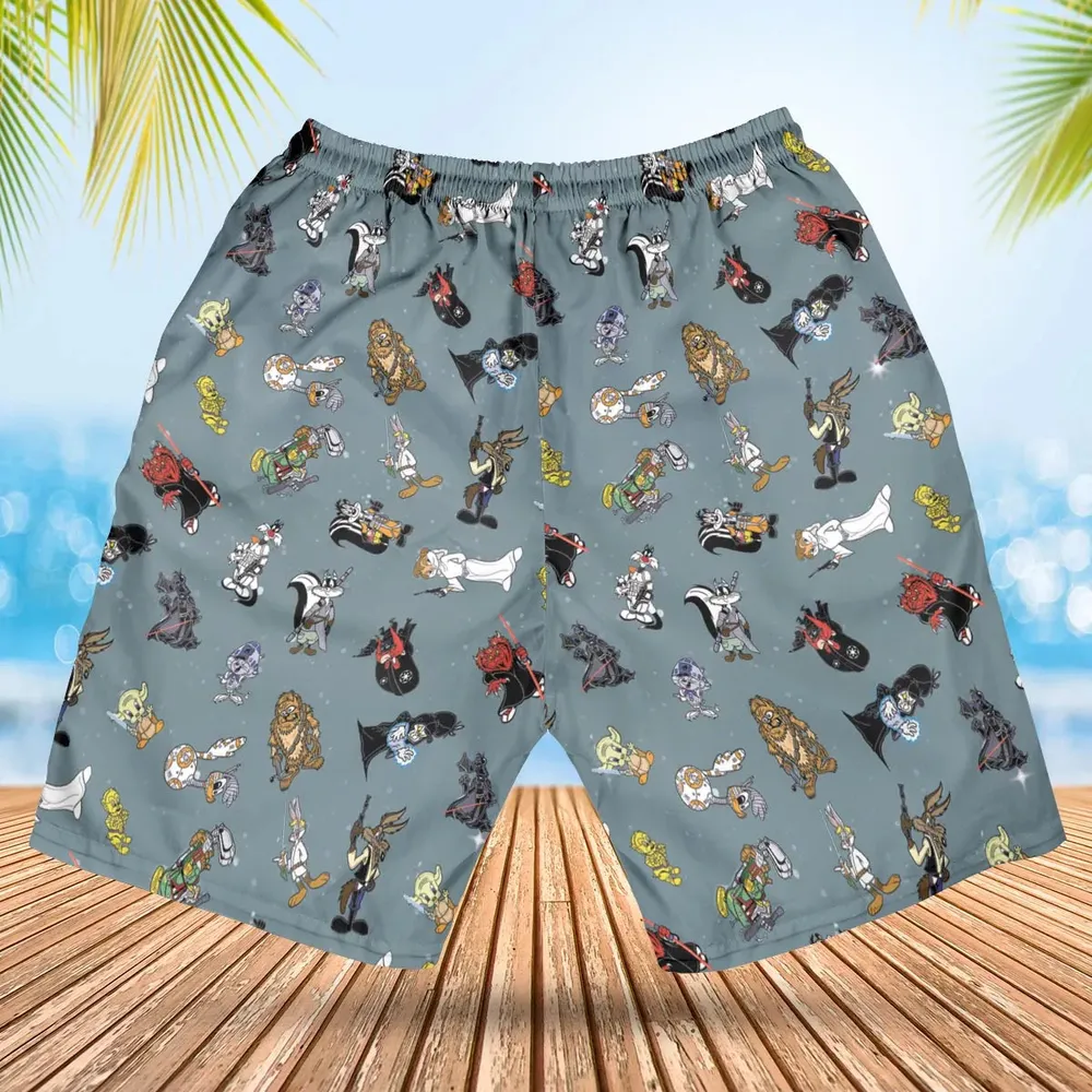 Looney Wars Hawaiian Short - 2