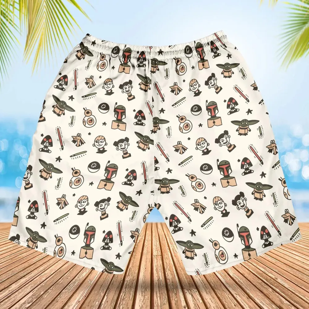 Retro Galaxy Star Wars Hawaiian Short - 2