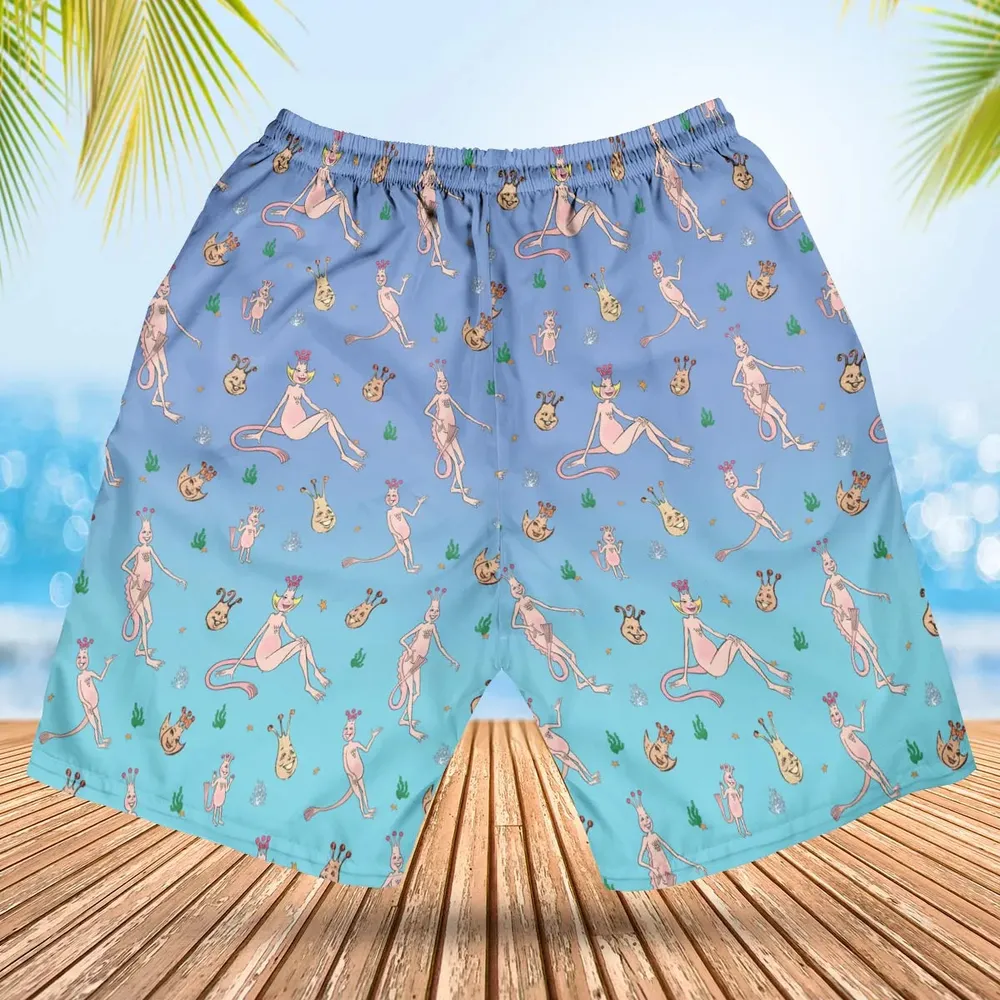 Who You Callin' One-eyed Shrimp Sea-Monkeys Hawaiian Short - 2