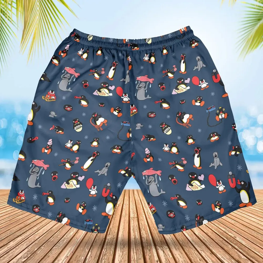 Noot Noot Pingu Hawaiian Short - 2