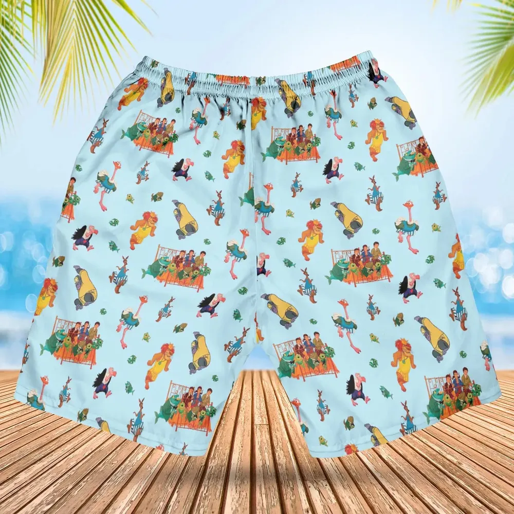 Bedknobs and broomsticks Characters Hawaiian Short - 2