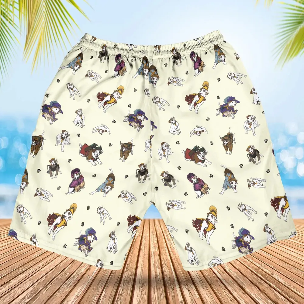 Various Wishbone Characters Hawaiian Short - 2