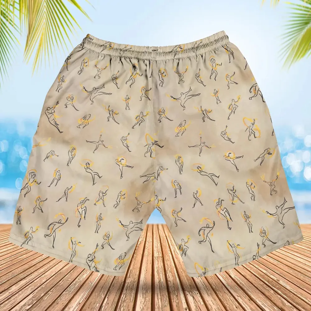 Fire Scroll Avatar The Last Airbender Hawaiian Short - 2