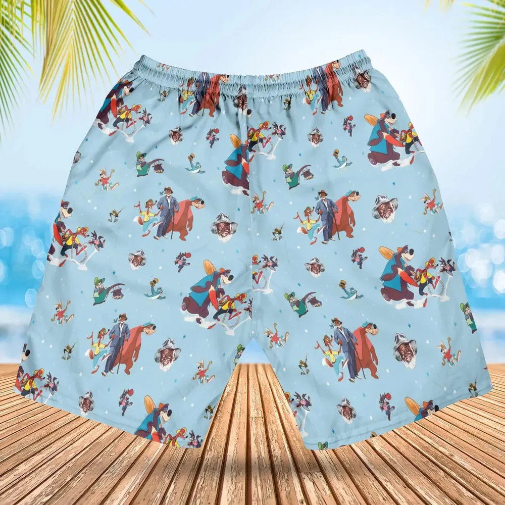 Song of The South Characters Hawaiian Short - 2