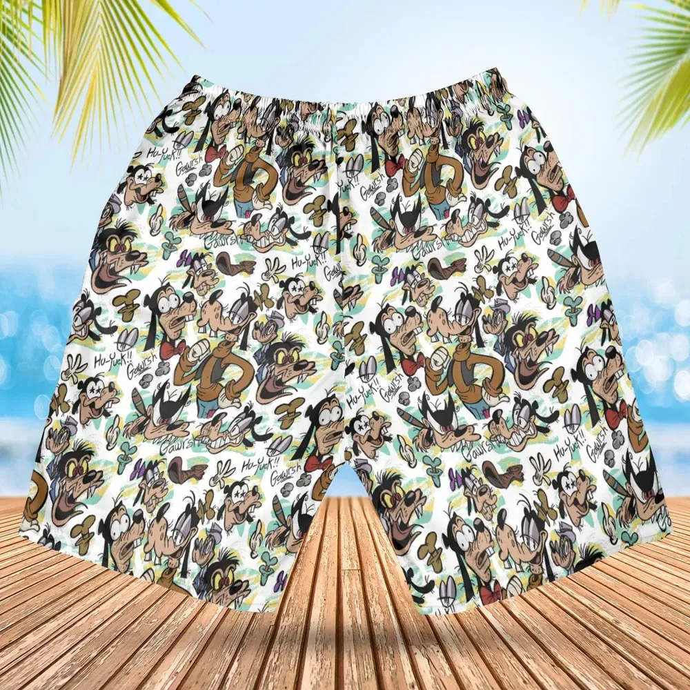Many Faces Of Goofy Hawaiian Short - 2