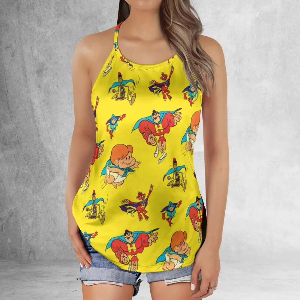 The Mighty Heroes Characters Criss Cross Tank Top - 2