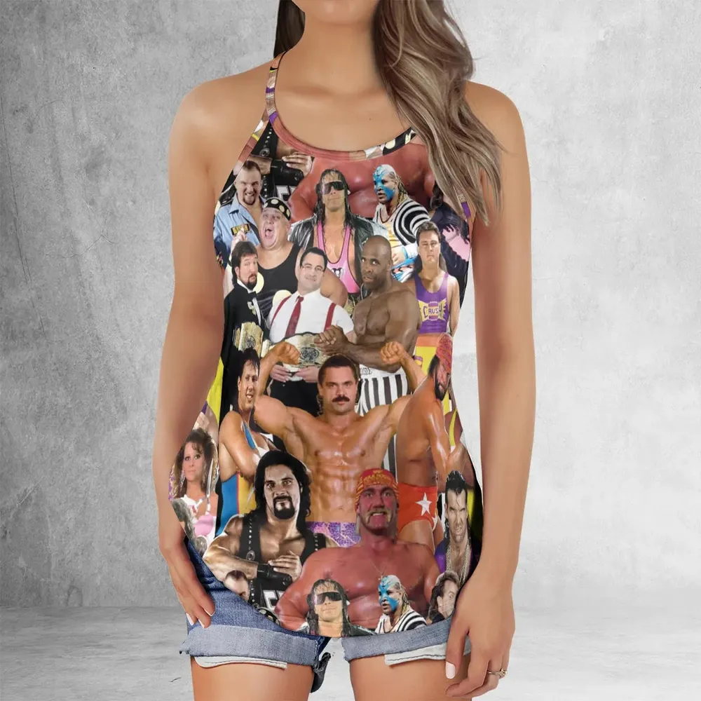 Early 90s Great Era Of WWF Criss Cross Tank Top - 2