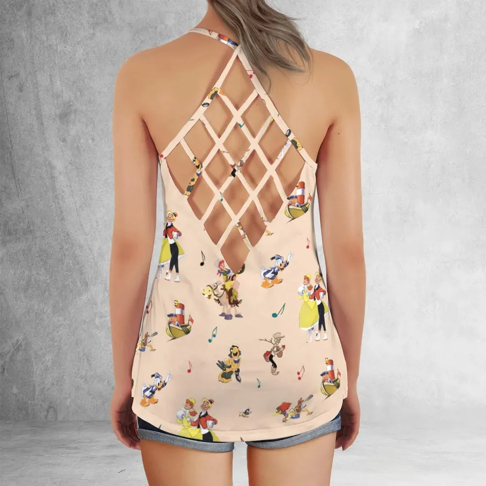 Disney Classics Melody Time Criss Cross Tank Top - 3