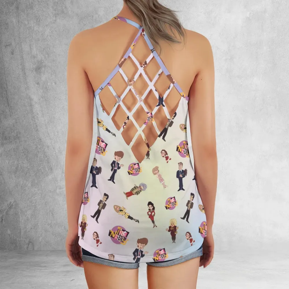 The Nanny Animated Characters Criss Cross Tank Top - 3