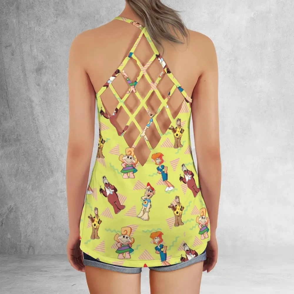 Alf Tales Characters Criss Cross Tank Top - 3